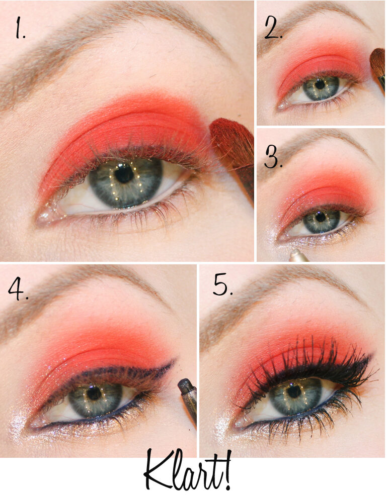 Christmas table make up step by step