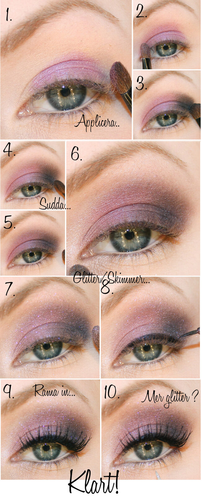 maquillaje ojos marrón-verde