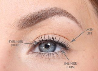 Tattooed eyeliner & light inliner + lash lift