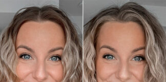 Utväxt-puder! Ljusa upp mörk utväxt i blont hår